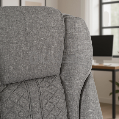 Офісне крісло MEBEL ELITE PHONIX Сірий Тканина, фото 3