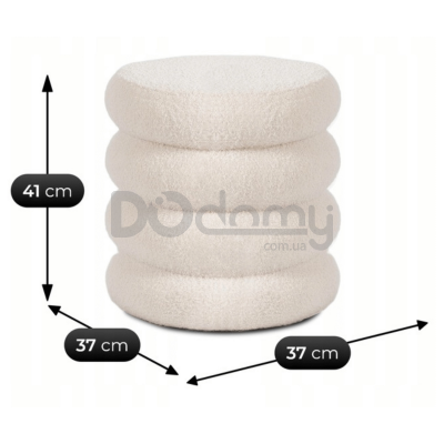 Пуф MEBEL ELITE ROSSA Кремовий, фото 3