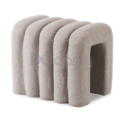 Пуф MEBEL ELITE PIKSEL Сірий, фото 1