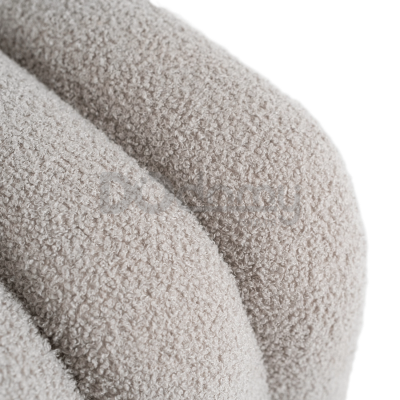 Пуф MEBEL ELITE PIKSEL Сірий, фото 3