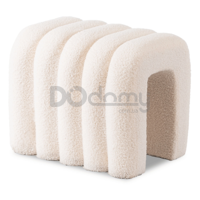 Пуф MEBEL ELITE PIKSEL Кремовий, фото 1