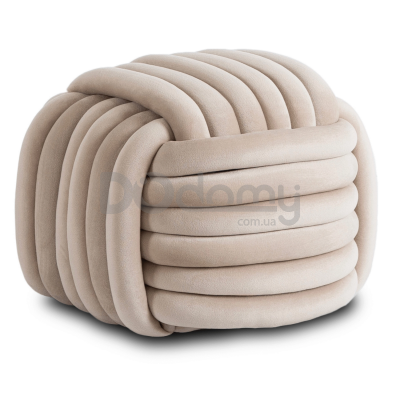 Пуф MEBEL ELITE MAGMA Кремовий, фото 1