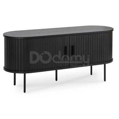 Тумба під телевізор ELITE TRISH Чорний, фото 2