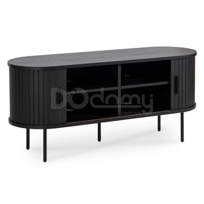 Тумба під телевізор ELITE TRISH Чорний, фото 3