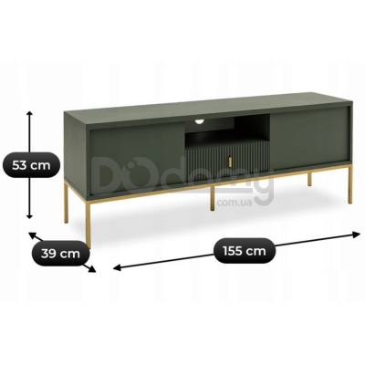 Тумба під телевізор Elite MARCOS 154 Зелений, фото 3