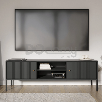 Тумба під телевізор Elite SOFT Чорний, фото 1