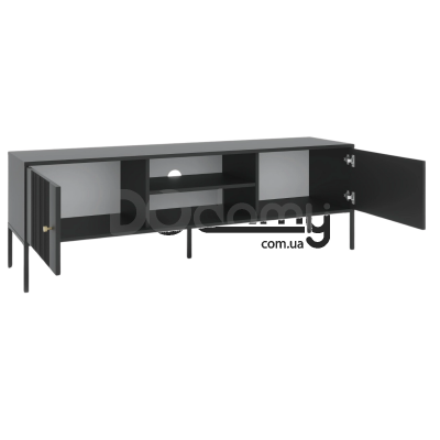 Тумба під телевізор Elite SOFT Чорний, фото 2