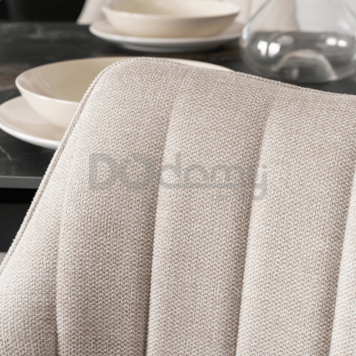 Поворотне крісло MEBEL ELITE MUMBAI Кремовий, фото 2