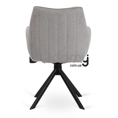 Поворотне крісло MEBEL ELITE MUMBAI Сірий, фото 2