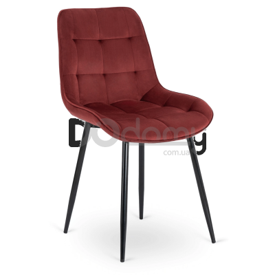 Стілець MEBEL ELITE CHRIS Бордовий, фото 3