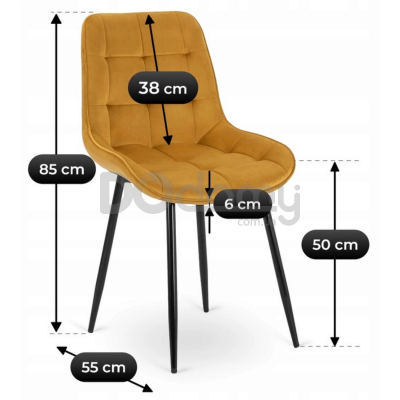 Стілець MEBEL ELITE CHRIS Карі, фото 5