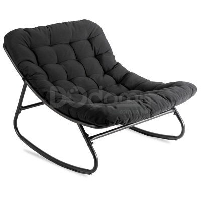 Крісло-гойдалка ELITE AURORA Чорний, фото 1