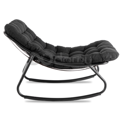 Крісло-гойдалка ELITE AURORA Чорний, фото 2