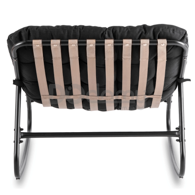 Крісло-гойдалка ELITE AURORA Чорний, фото 3