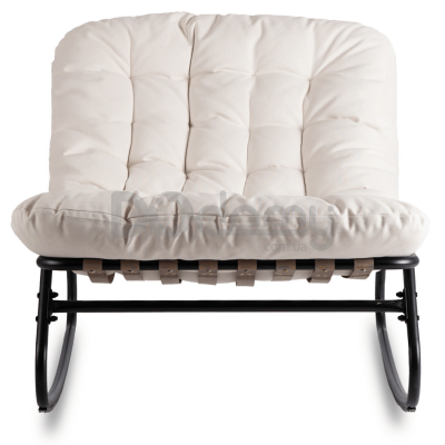 Крісло-гойдалка ELITE AURORA Бежевий, фото 2