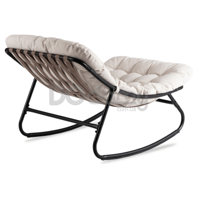 Крісло-гойдалка ELITE AURORA Бежевий, фото 3