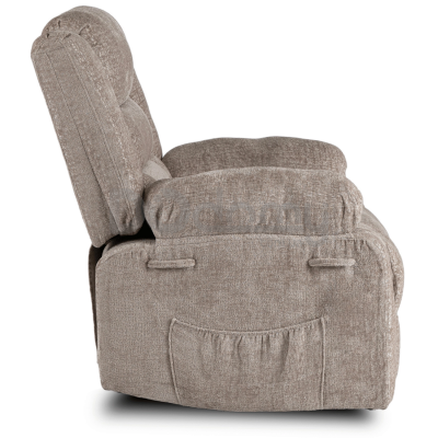 Крісло реклайнер MEBEL ELITE ARTURO Welurowy Бежевий, фото 3