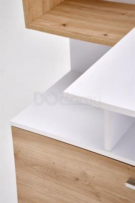 Письмовий стіл Halmar Miso білий / дуб артизан, фото 3