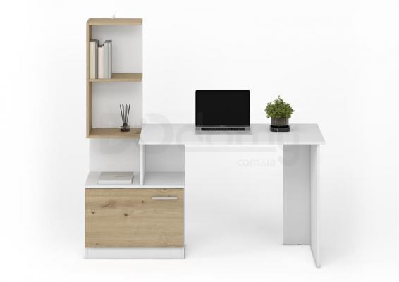 Письмовий стіл Halmar Miso білий / дуб артизан, фото 7