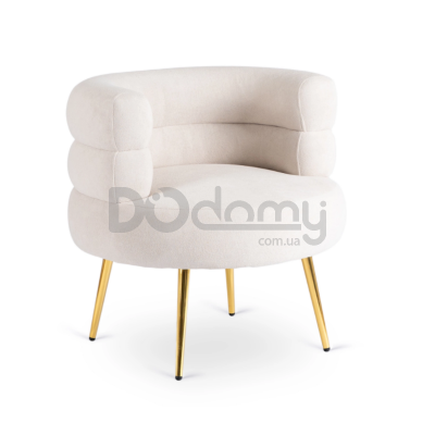 Крісло MEBEL ELITE PRESTON Кремовий, фото 1
