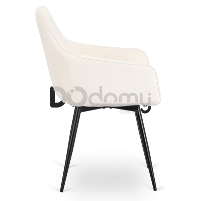 Стілець поворотний MEBEL ELITE LARISA Кремовий, фото 3