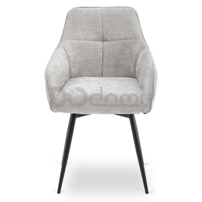 Стілець поворотний MEBEL ELITE LARISA Сірий, фото 2