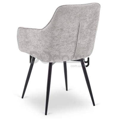 Стілець поворотний MEBEL ELITE LARISA Сірий, фото 3