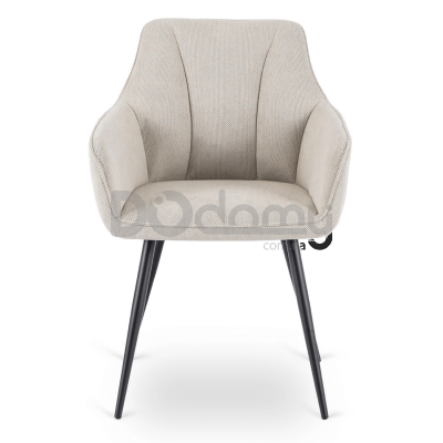 Стілець MEBEL ELITE NAWARA Кремовий Тканина, фото 2