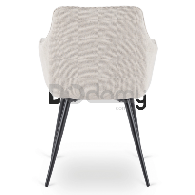 Стілець MEBEL ELITE NAWARA Кремовий Тканина, фото 4