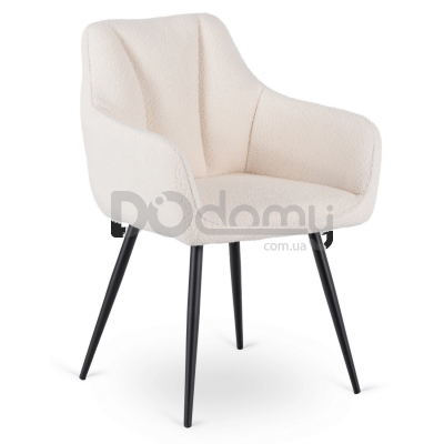 Стілець MEBEL ELITE NAWARA Кремовий Букле, фото 1