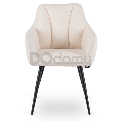 Стілець MEBEL ELITE NAWARA Кремовий Букле, фото 2