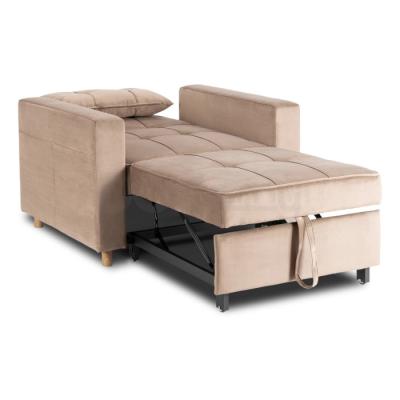 Крісло розкладне ELITE SOLOR велюр бежевий, фото 5