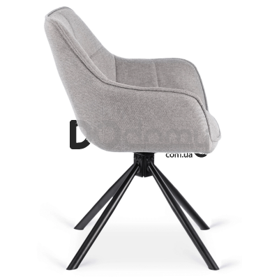 Крісло поворотне ELITE PEONY 2 Сірий, фото 5