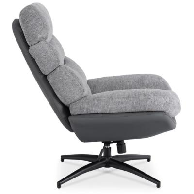 Поворотне крісло ELITE ASTURIA сірий, фото 3