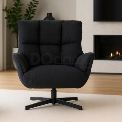 Поворотне крісло ELITE REAL чорний, фото 3