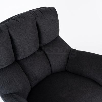 Поворотне крісло ELITE REAL чорний, фото 5