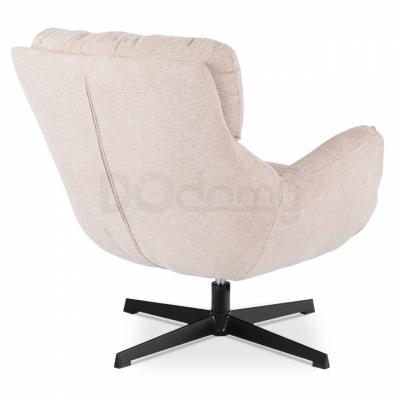 Поворотне крісло ELITE REAL кремовий, фото 3