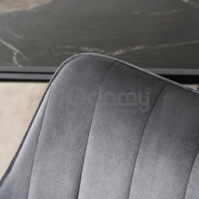 Поворотне крісло MEBEL ELITE MUMBAI 2 Сірий, фото 2