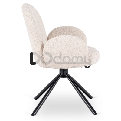 Крісло поворотне ELITE MUSSO Бежевий, фото 4