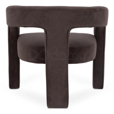 крісло ELITE LILLE оксамитовий коричневий, фото 4