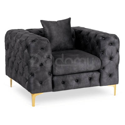 Крісло ELITE SORRENTO 1S Чорний, фото 1