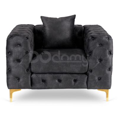 Крісло ELITE SORRENTO 1S Чорний, фото 2