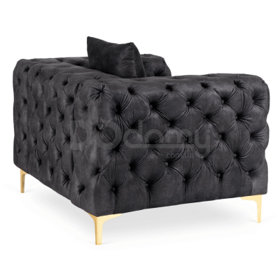 Крісло ELITE SORRENTO 1S Чорний, фото 4