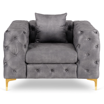 Крісло ELITE SORRENTO 1S Сірий, фото 2