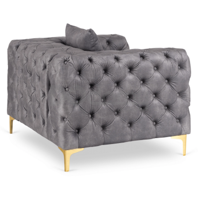 Крісло ELITE SORRENTO 1S Сірий, фото 4