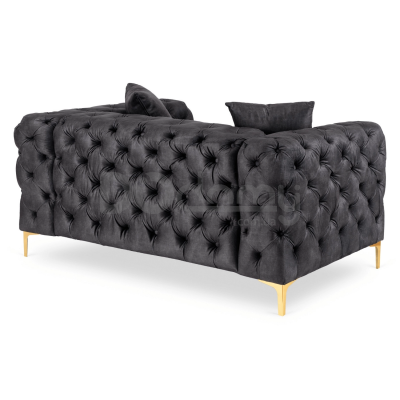 Диван двохмісний ELITE SORRENTO 2S Чорний, фото 3