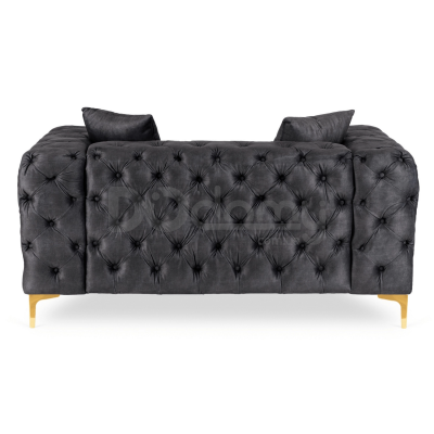 Диван двохмісний ELITE SORRENTO 2S Чорний, фото 4