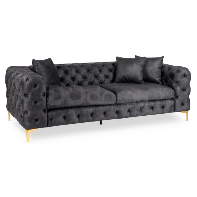 Диван трьохмісний ELITE SORRENTO 3S Чорний, фото 1