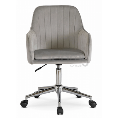 Офісне крісло MEBEL ELITE TOM Сірий / Хром, фото 2