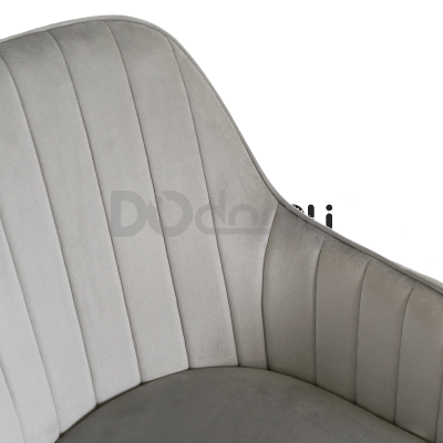 Офісне крісло MEBEL ELITE TOM Сірий / Хром, фото 5